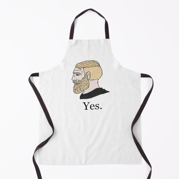 Item preview, Yes Chad Nordic gamer meme king designed and sold by Johblanc.