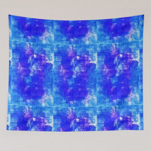 Item preview, Blue White Abstract designed and sold by robspencer.
