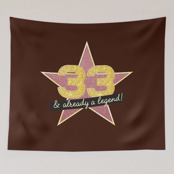 Item preview, 33rd Birthday Gifts - 33 Years old & Already a Legend designed and sold by betternotes.