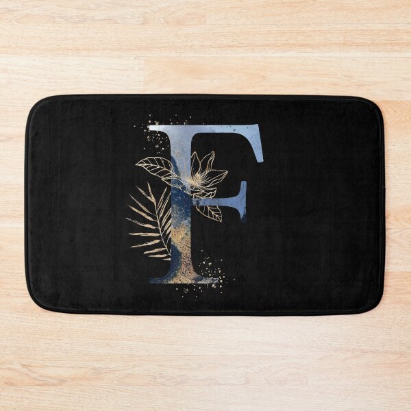 Item preview, Floral Initial Letter F, Monogram designed and sold by PinkLotusArt.