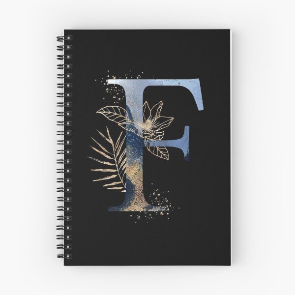 Item preview, Floral Initial Letter F, Monogram designed and sold by PinkLotusArt.