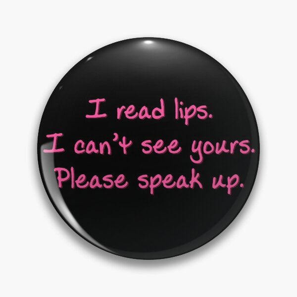 Item preview, Pink I Read Lips designed and sold by Elle  Hazlett.