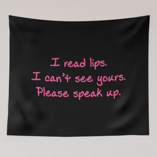 Item preview, Pink I Read Lips designed and sold by Elle  Hazlett.