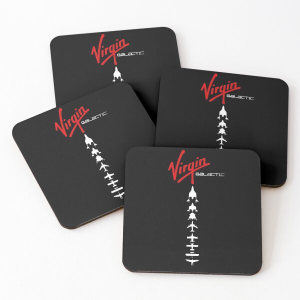 Virgin Galactic DNA of Flight Coasters (Set of 4)