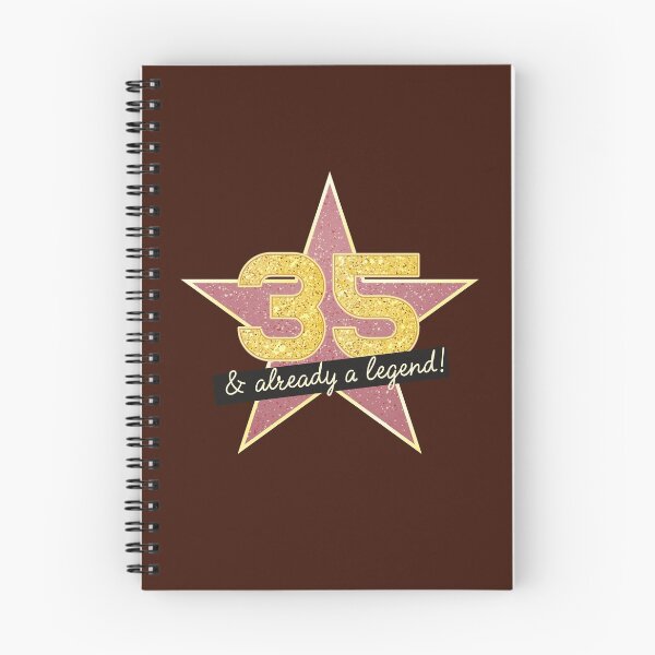 Item preview, 35th Birthday Gifts - 35 Years old & Already a Legend designed and sold by betternotes.