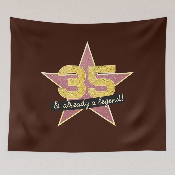 Item preview, 35th Birthday Gifts - 35 Years old & Already a Legend designed and sold by betternotes.