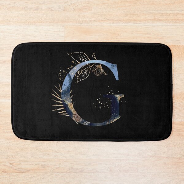 Item preview, Floral Initial Letter G, Monogram designed and sold by PinkLotusArt.