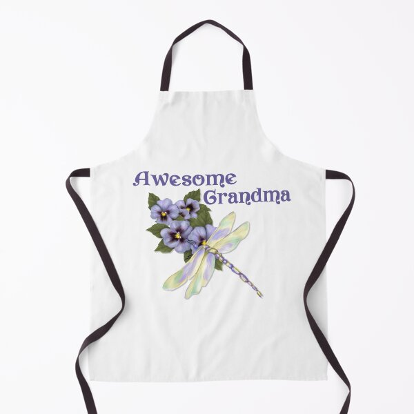 Artikelvorschau, Purple Pansies for Awesome Grandma entworfen und verkauft von SpiceTree.