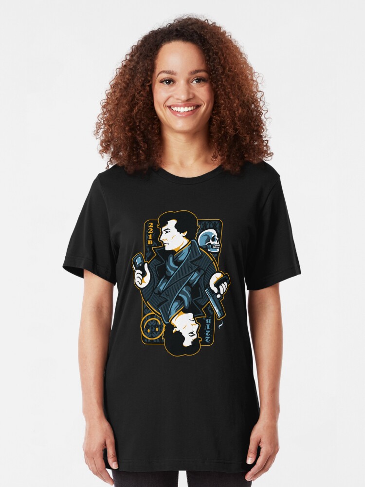 Alternate view of The Detective of 221B Slim Fit T-Shirt