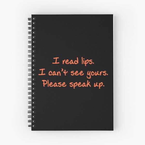 Item preview, Orange I Read Lips designed and sold by Elle  Hazlett.