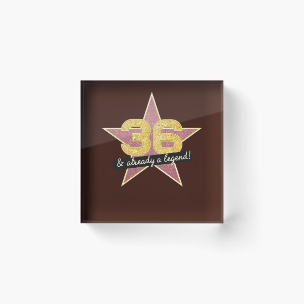 Item preview, 36th Birthday Gifts - 36 Years old & Already a Legend designed and sold by betternotes.