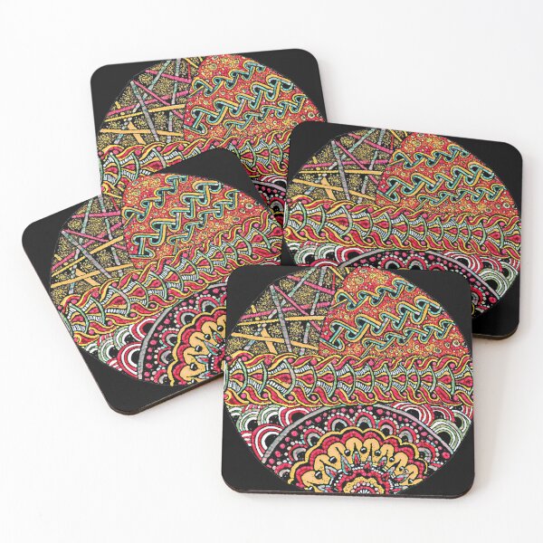 Item preview, Colourful magic zentangle.  designed and sold by NatanDesigns.