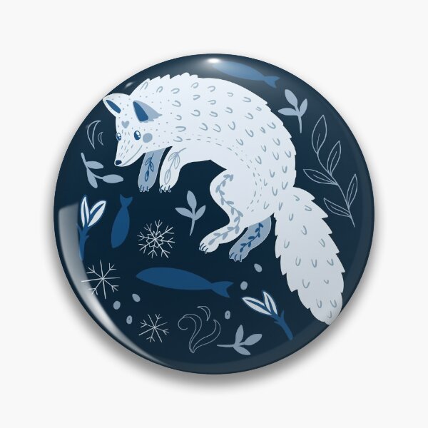 Item preview, Cute polar fox  designed and sold by Elsbet.