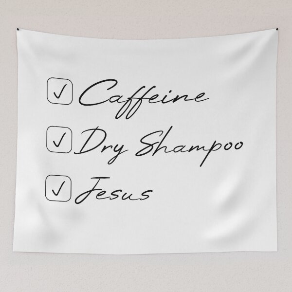 Item preview, Caffeine Dry Shampoo Jesus designed and sold by Ms-Nach.