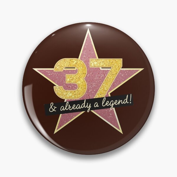 Item preview, 37th Birthday Gifts - 37 Years old & Already a Legend designed and sold by betternotes.