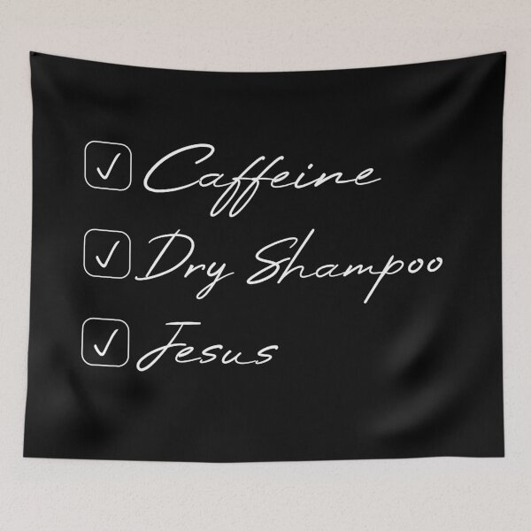 Item preview, Caffeine Dry Shampoo Jesus designed and sold by Ms-Nach.