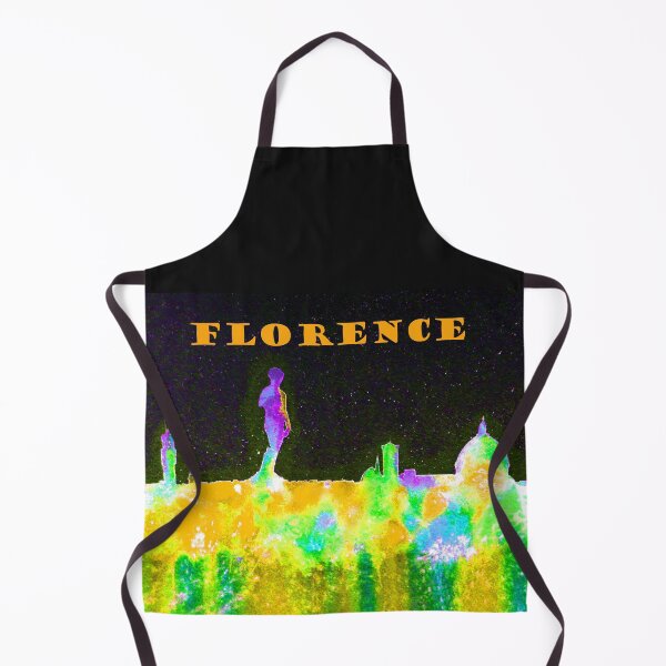 Item preview, Florence Italy Skyline With Orange Banner designed and sold by William Holkham.