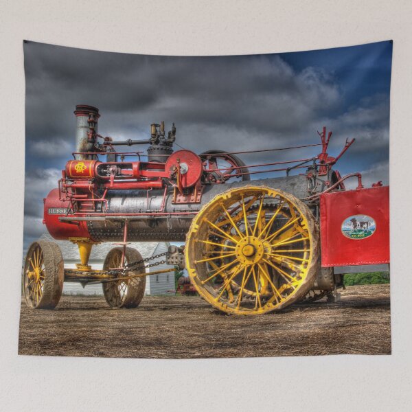 Item preview, Artistic Russell Steam Traction Engine designed and sold by Shelly Gunderson.