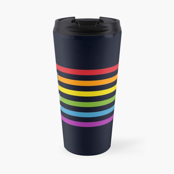 Lightsaber Rainbow Travel Coffee Mug