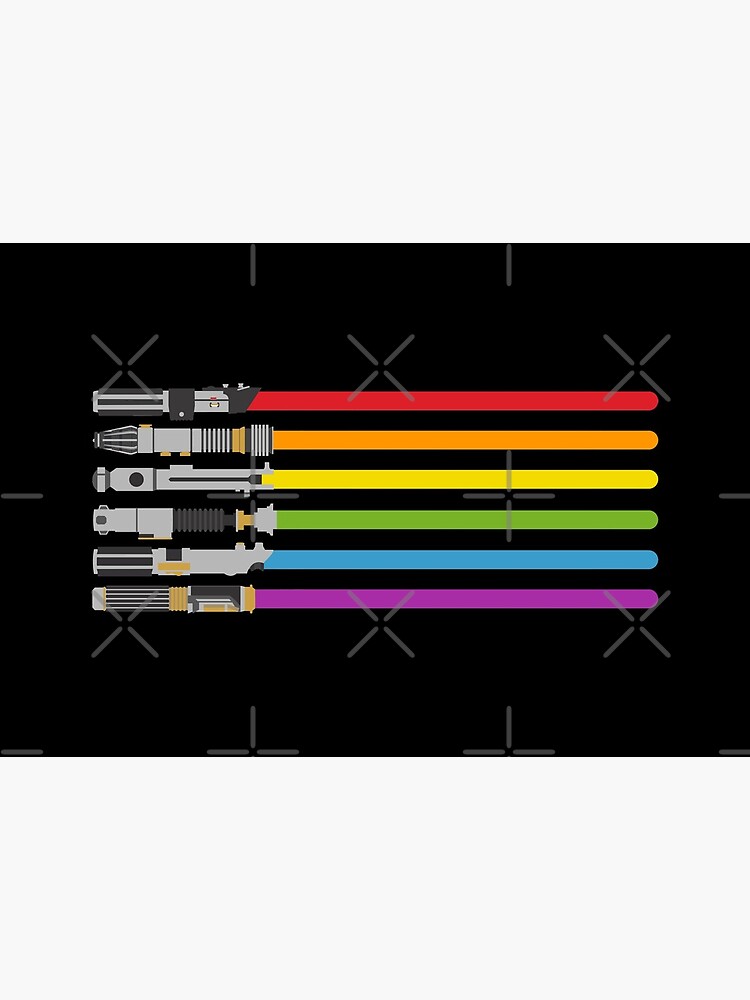 Lightsaber Rainbow by halfabubble