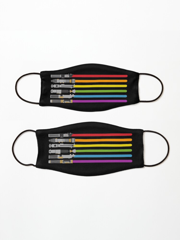 Alternate view of Lightsaber Rainbow Mask