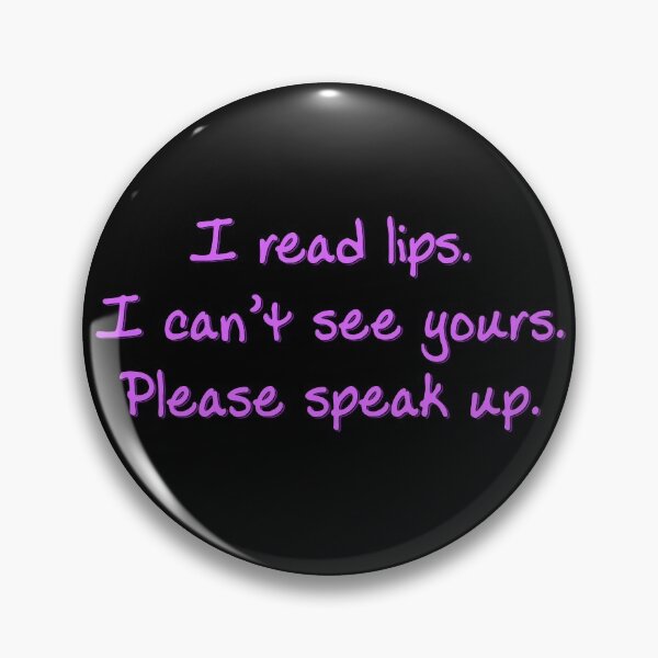 Item preview, Purple I Read Lips designed and sold by Elle  Hazlett.