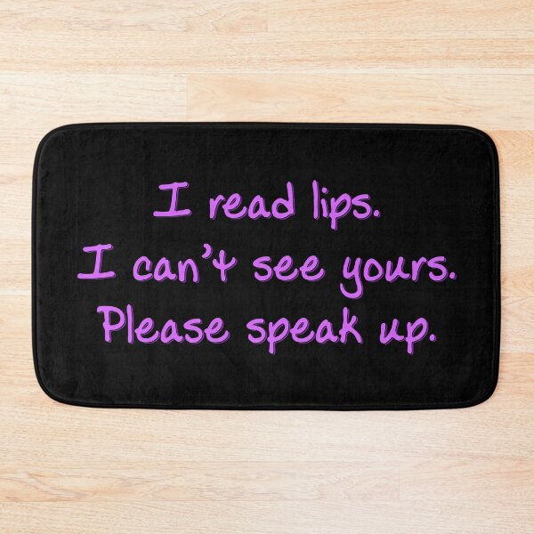 Item preview, Purple I Read Lips designed and sold by Elle  Hazlett.