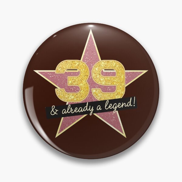 Item preview, 39th Birthday Gifts - 39 Years old & Already a Legend designed and sold by betternotes.