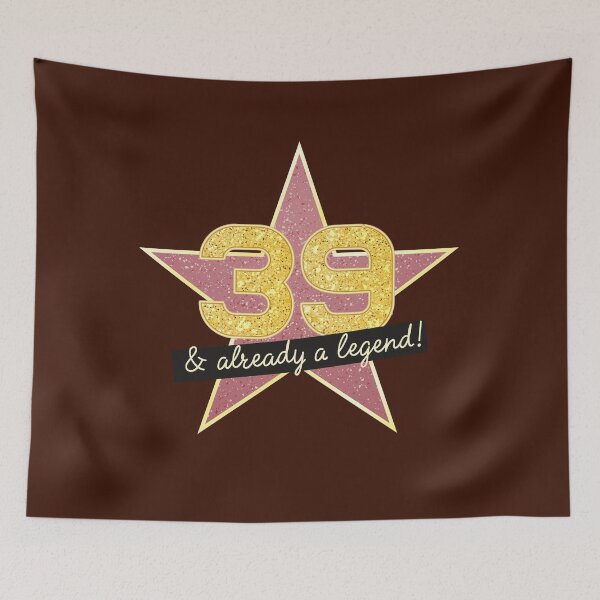 Item preview, 39th Birthday Gifts - 39 Years old & Already a Legend designed and sold by betternotes.