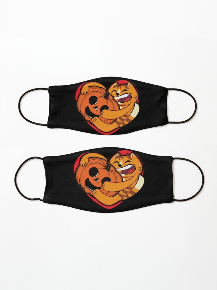 Alternate view of Pumpkin Heart Mask