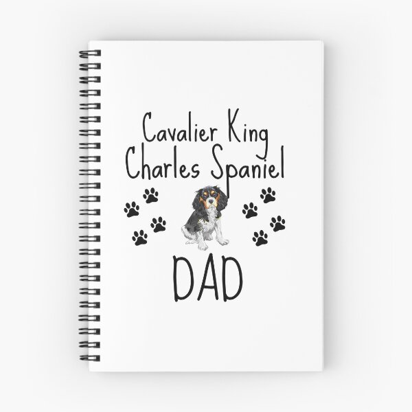 Item preview, Cavalier King Charles Spaniel dad - Black and white designed and sold by Beyond Words.