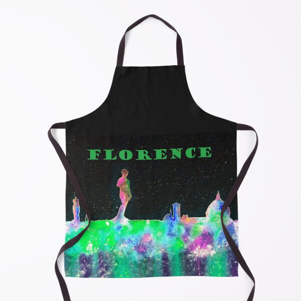 Item preview, Florence Italy Skyline With Green Banner designed and sold by William Holkham.