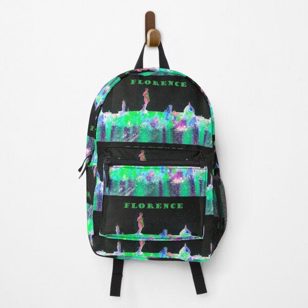 Item preview, Florence Italy Skyline With Green Banner designed and sold by William Holkham.