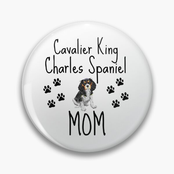 Item preview, Cavalier King Charles Spaniel Mom - Black and white designed and sold by Beyond Words.