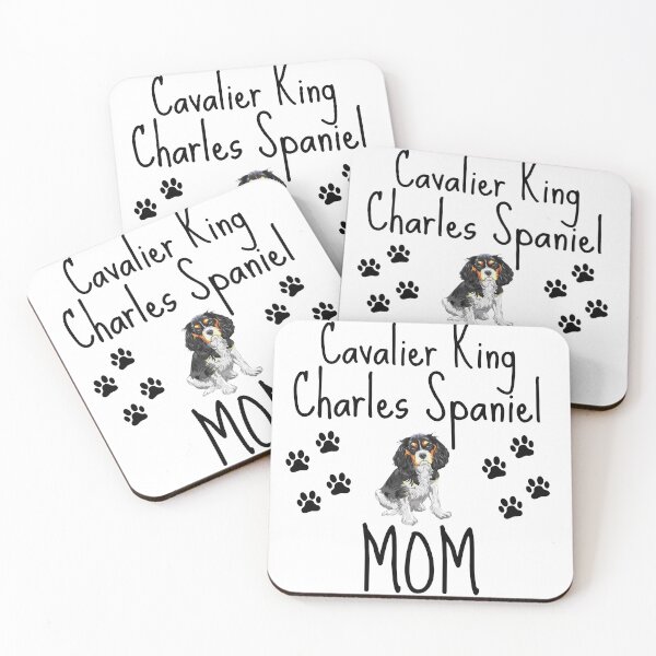 Item preview, Cavalier King Charles Spaniel Mom - Black and white designed and sold by Beyond Words.