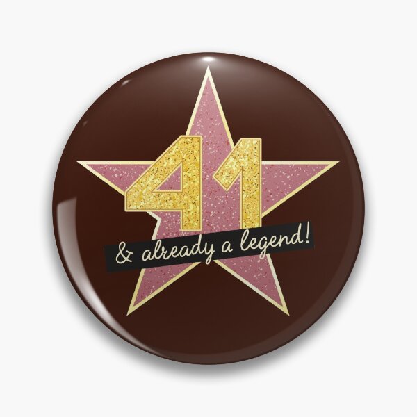 Item preview, 41st Birthday Gifts - 41 Years old & Already a Legend designed and sold by betternotes.