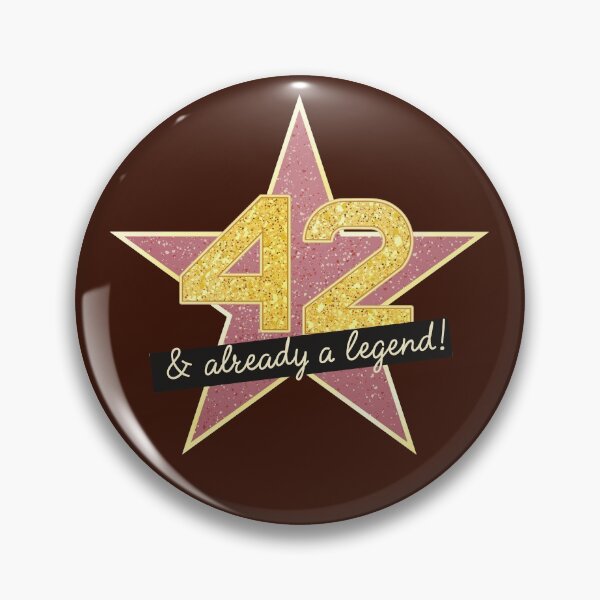 Item preview, 42nd Birthday Gifts - 42 Years old & Already a Legend designed and sold by betternotes.