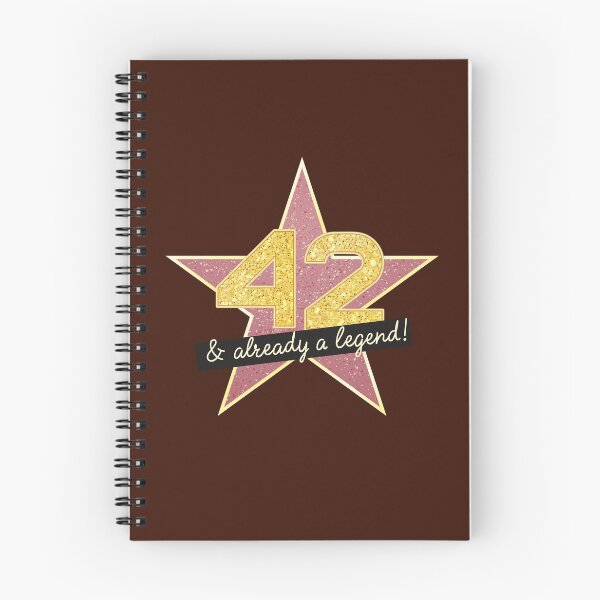 Item preview, 42nd Birthday Gifts - 42 Years old & Already a Legend designed and sold by betternotes.