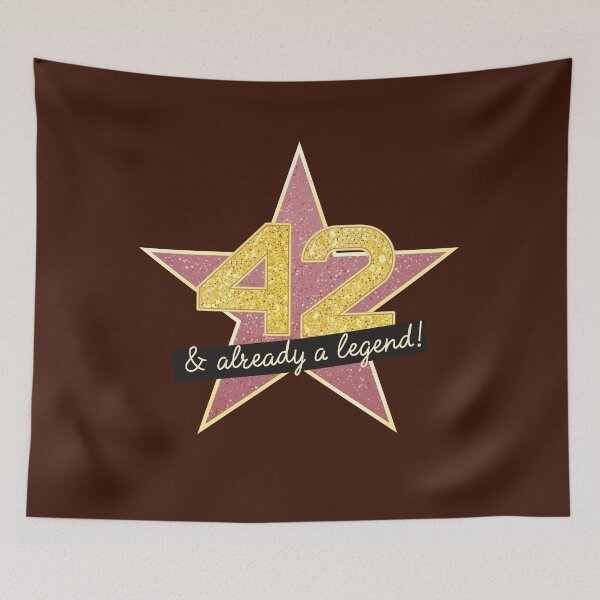 Item preview, 42nd Birthday Gifts - 42 Years old & Already a Legend designed and sold by betternotes.