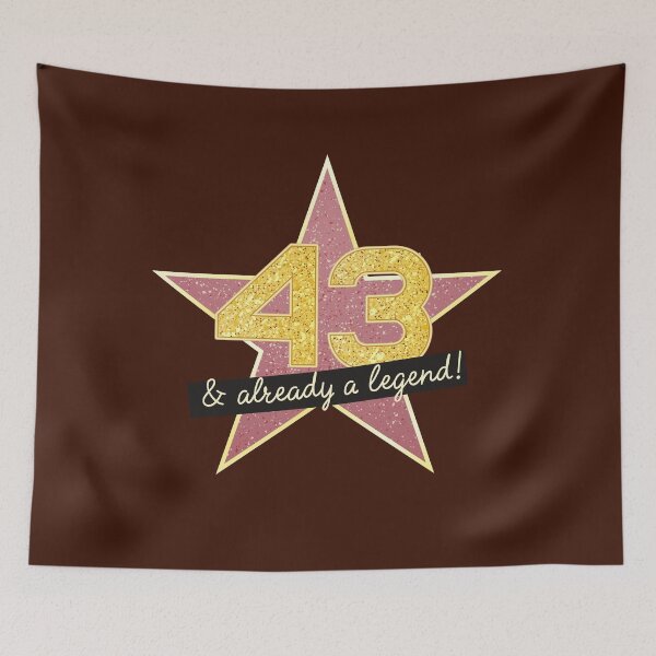 Item preview, 43rd Birthday Gifts - 43 Years old & Already a Legend designed and sold by betternotes.