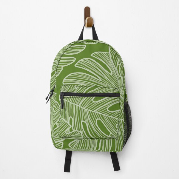 Item preview, Dibujo de hojas de monstera verde jungla designed and sold by ColorObsession.