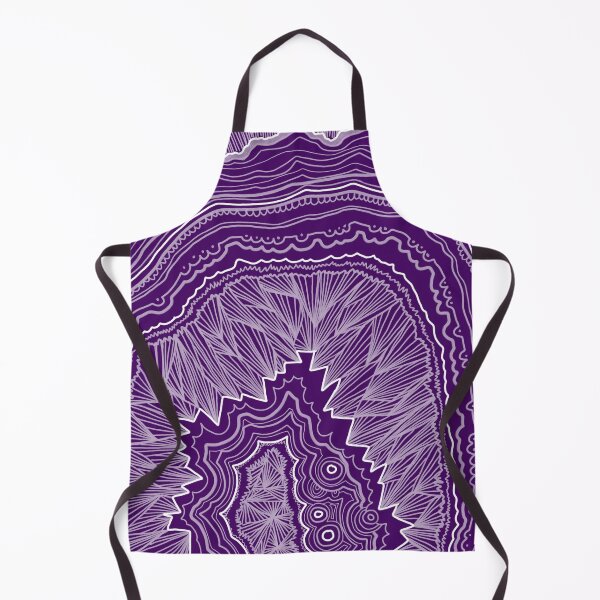 Item preview, Plum Purple Geode Drawing designed and sold by ColorObsession.