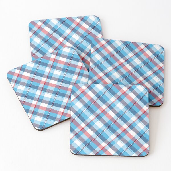 Item preview,  Red & Pale Blue Tartan / Plaid Pattern designed and sold by Danielle555.