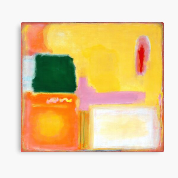Mark Rothko - No 16 / No 12 (Mauve Intersection) Artwork Canvas Print