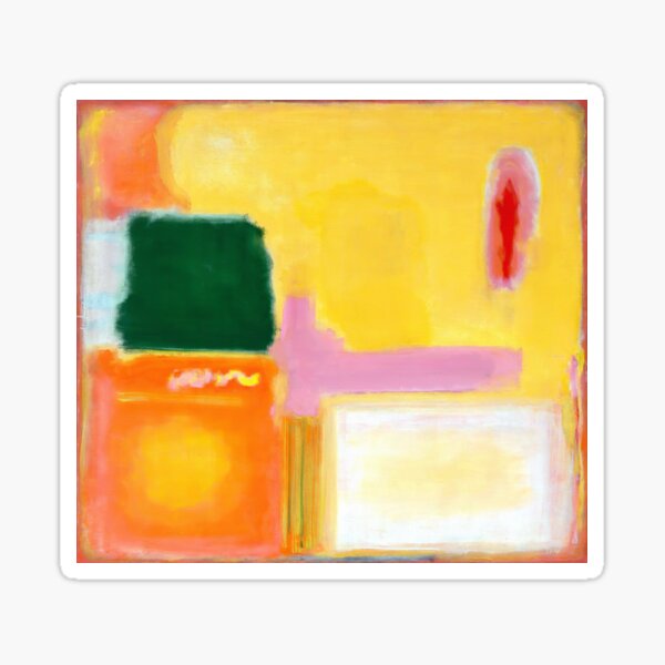 Mark Rothko - No 16 / No 12 (Mauve Intersection) Artwork Sticker