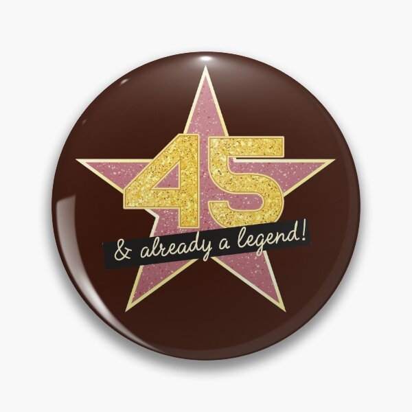 Item preview, 45th Birthday Gifts - 45 Years old & Already a Legend designed and sold by betternotes.