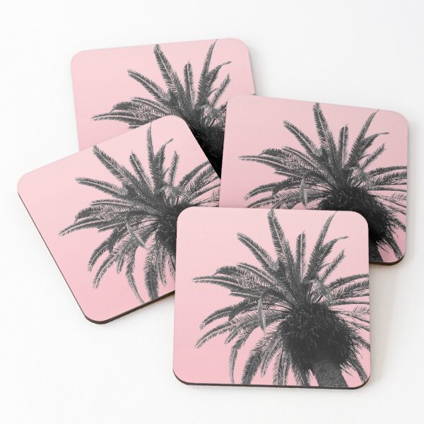 Item preview, Ombre Pink Sky Palm Tree designed and sold by MarzStudio.