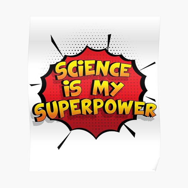 Science est mon cadeau super design Science dr�le Poster
