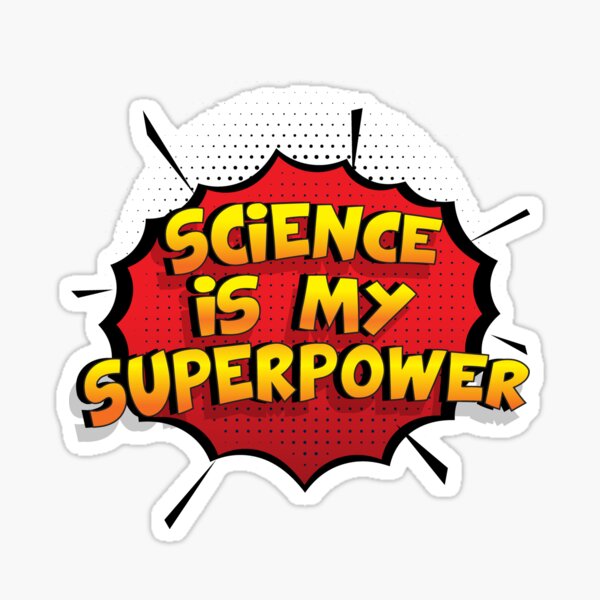 Science est mon cadeau super design Science dr�le Sticker