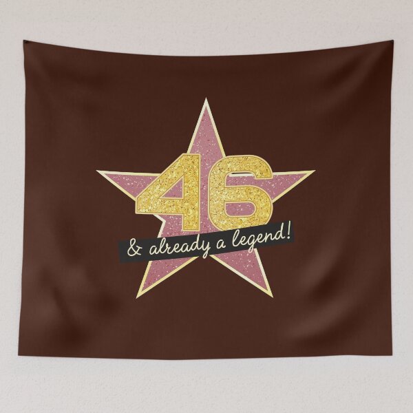 Item preview, 46th Birthday Gifts - 46 Years old & Already a Legend designed and sold by betternotes.